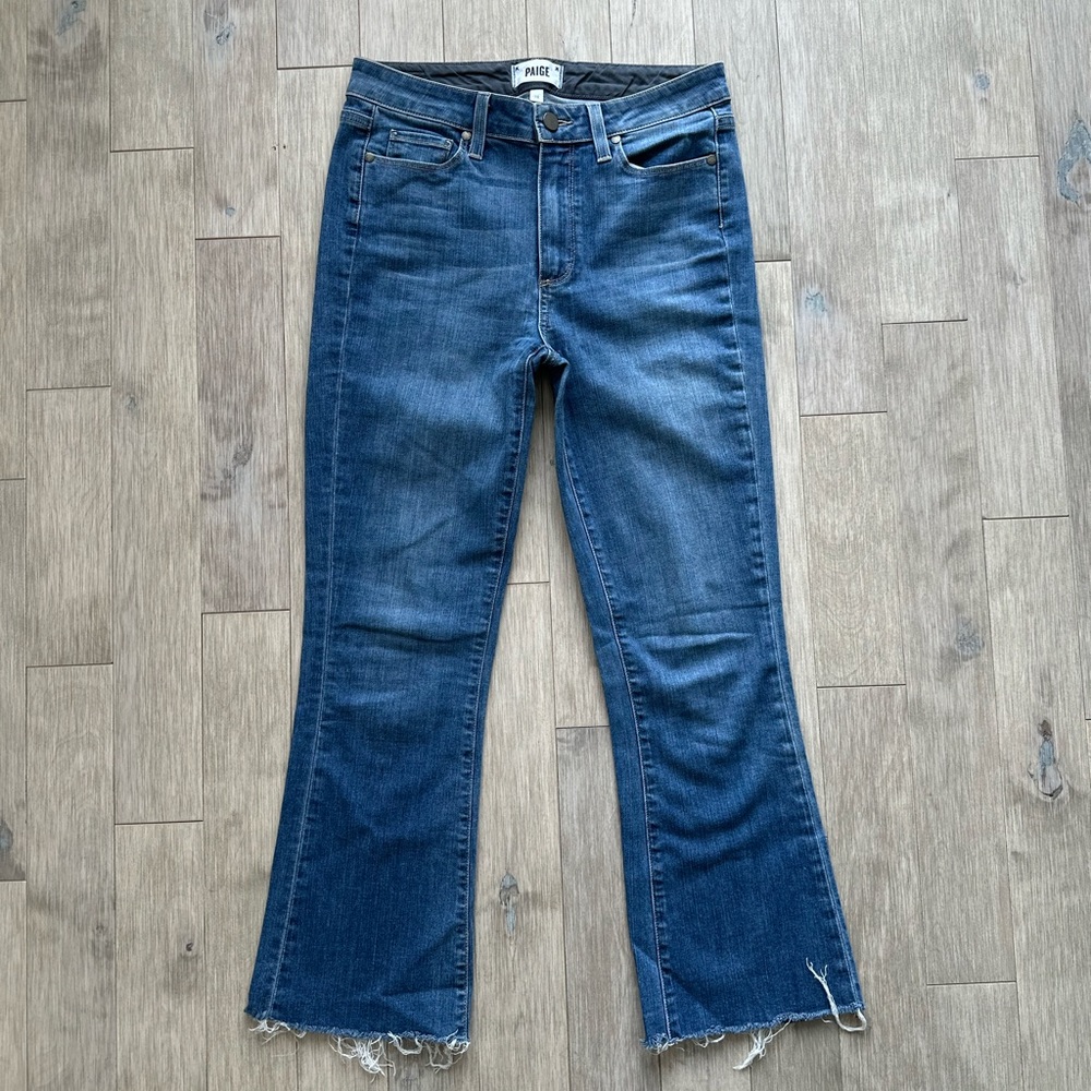 PAIGE Colette Crop Flare Jeans 28